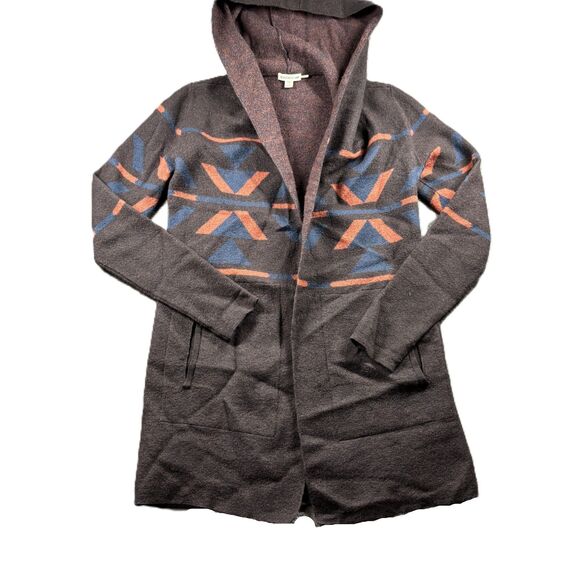 Toad & Co Women Merritt Hoodie Southwestern Cowgirl Merino Wool Aztek Med I208 - Picture 1 of 10